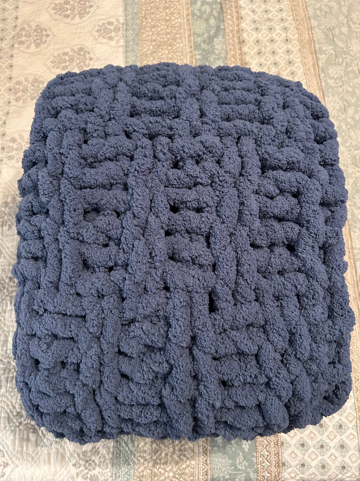 Jumbo Hand Knitted Chunky Blanket