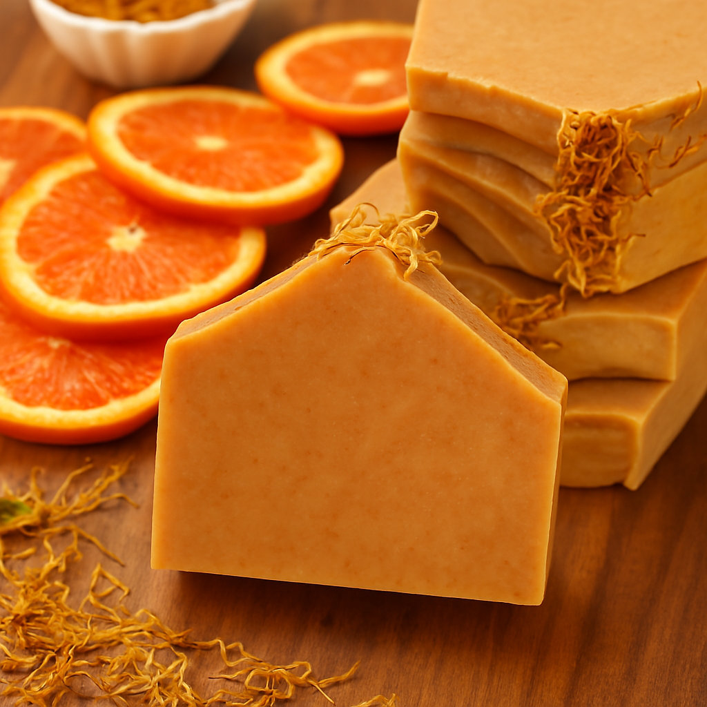 Orange and Marigold Soap