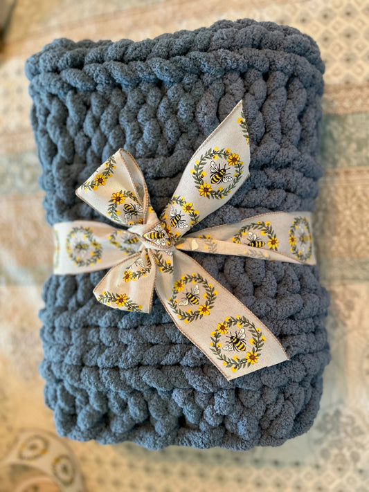 Hand Knit Chunky Baby Blankets