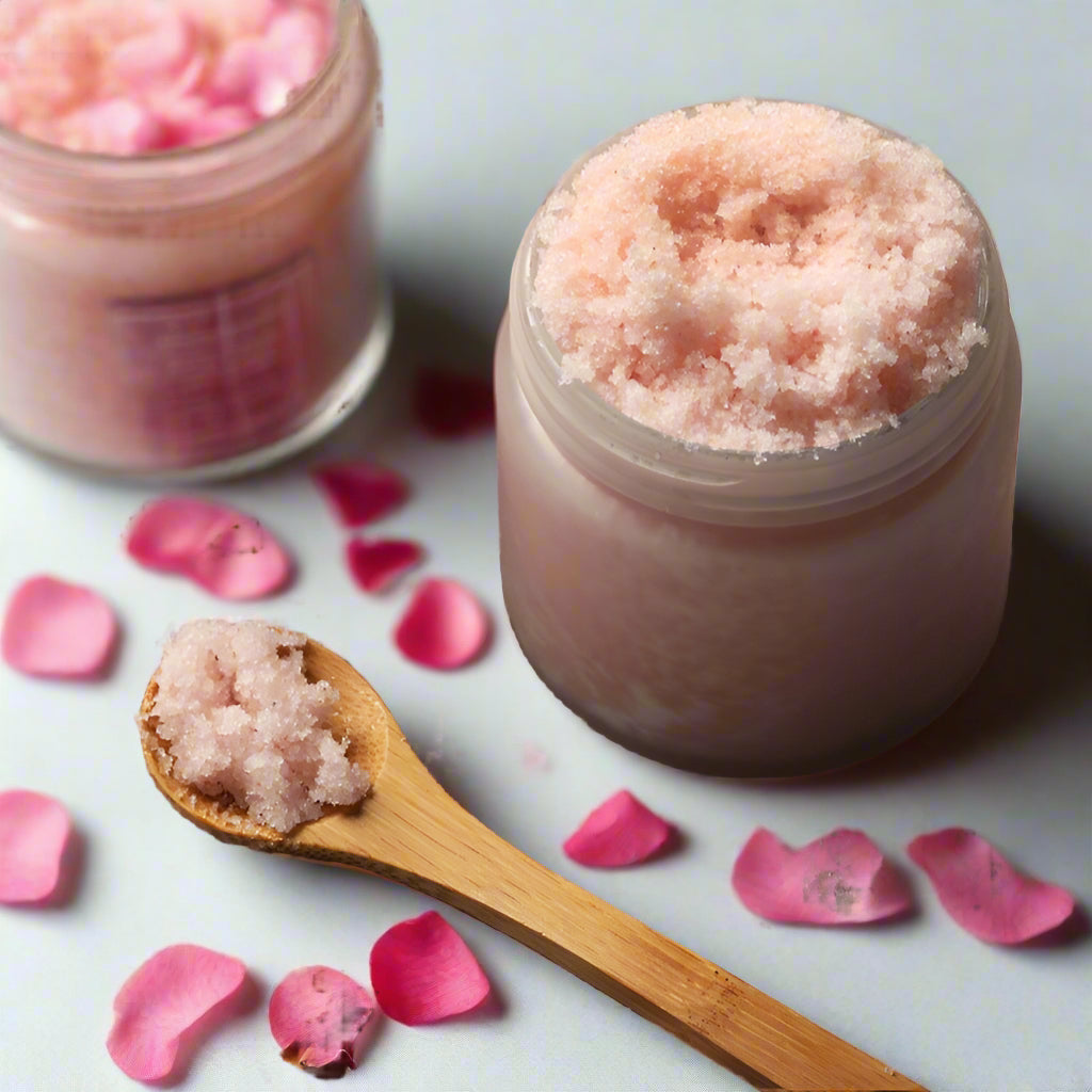 Rose Quartz Salt Scrub