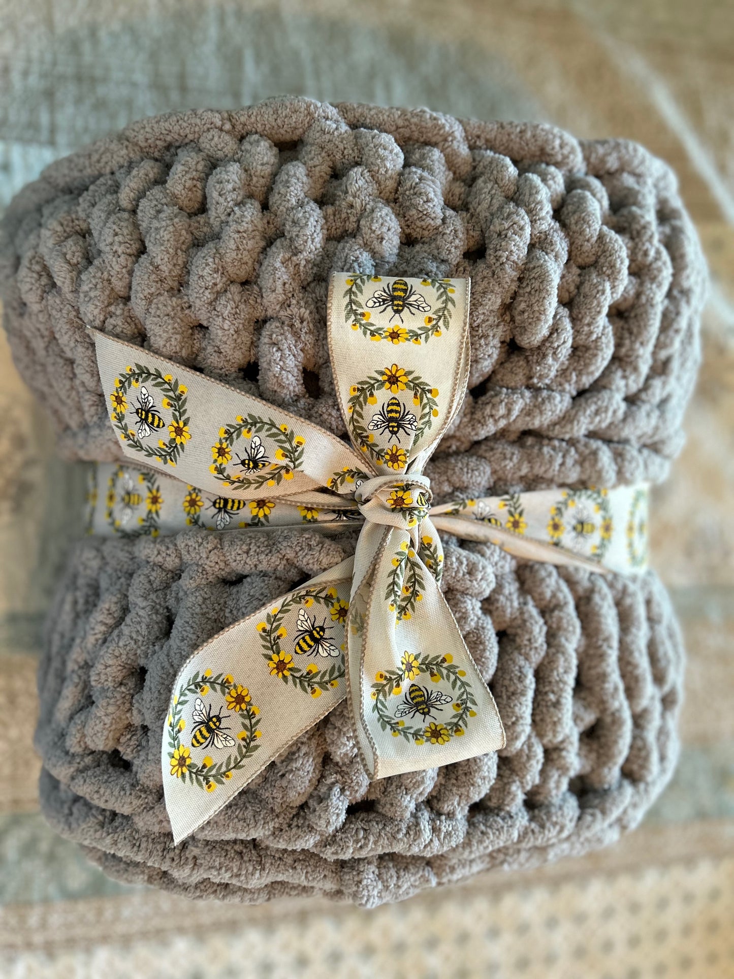 Hand Knit Chunky Lap Throws