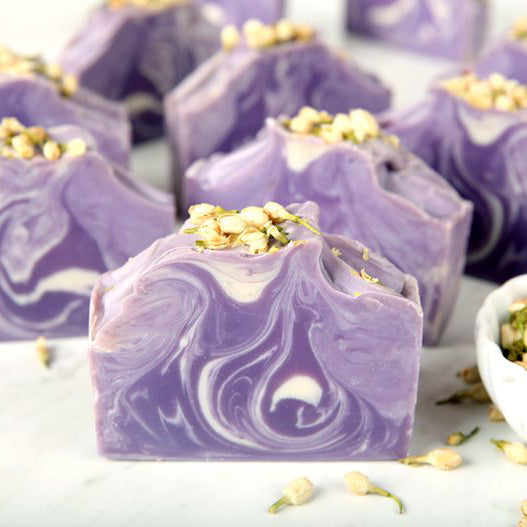 Orchid Swirl Soap
